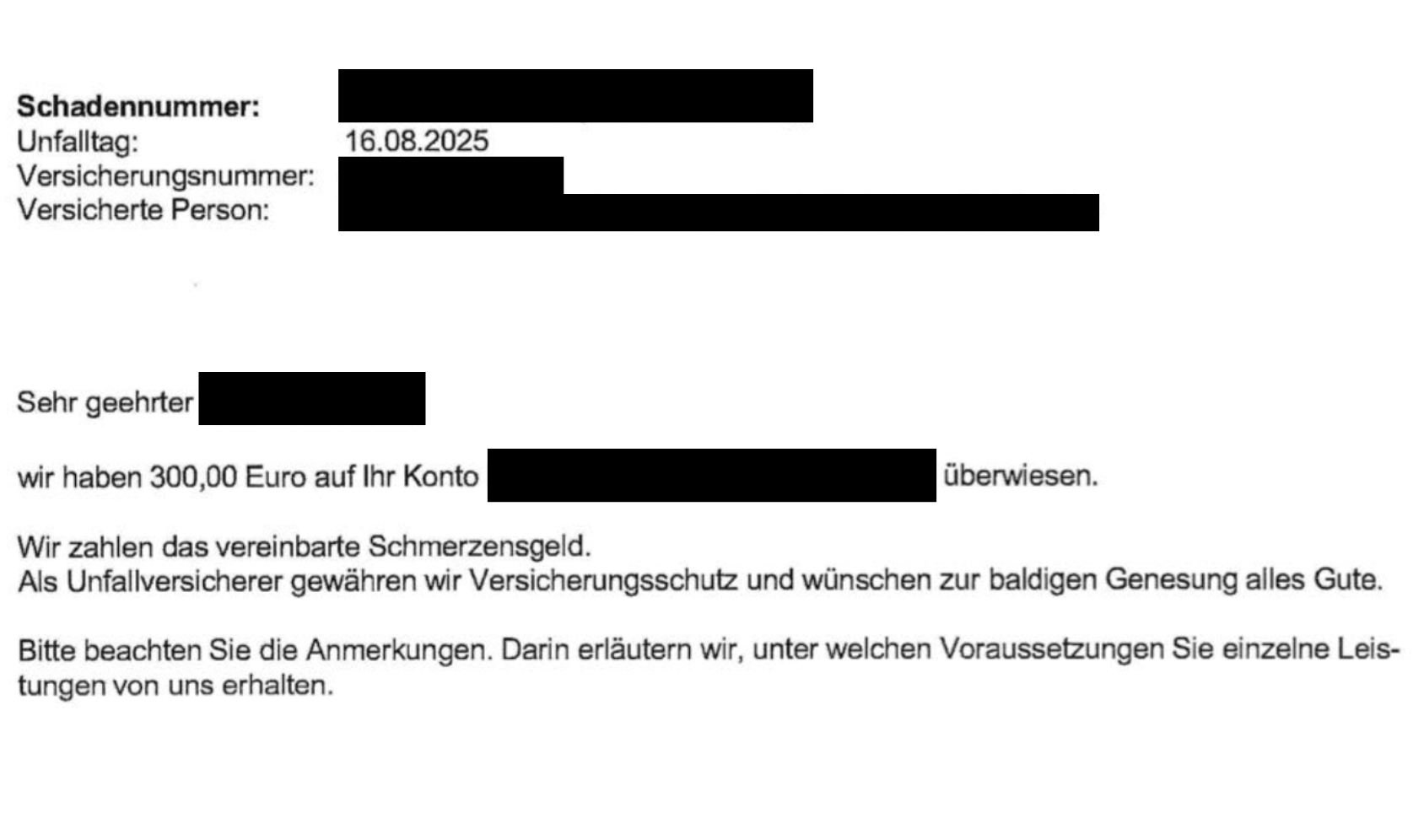 Schadenfälle aus der Praxis - Unfallversicherung Prokundo Volkswohl Bund (1)